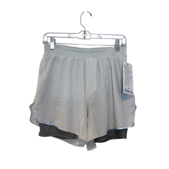Lululemon Shorts Men Sz M ISEB FastFree Lined 5” Airflow Athleisure Gym LM7BAAS - Picture 1 of 15